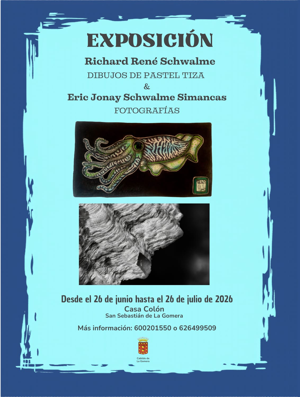 Imagen de La Casa de Colón acoge una muestra de pinturas de Richard Rene y fotografías de Eric Jonay Schwalme