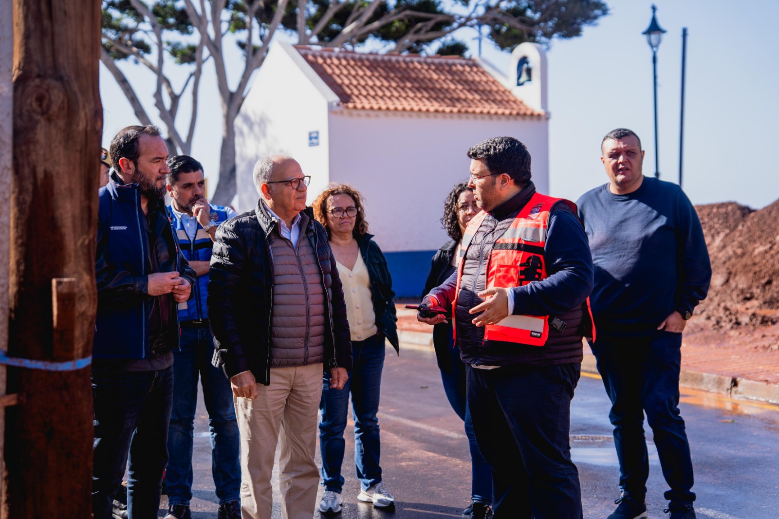 Imagen de Gobierno de Canarias, Cabildo y Ayuntamiento evalúan el impacto de la borrasca Therese en Valle Gran Rey
