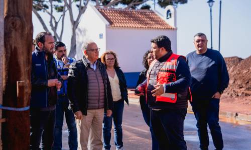 Imagen de Gobierno de Canarias, Cabildo y Ayuntamiento evalúan el impacto de la borrasca Therese en Valle Gran Rey