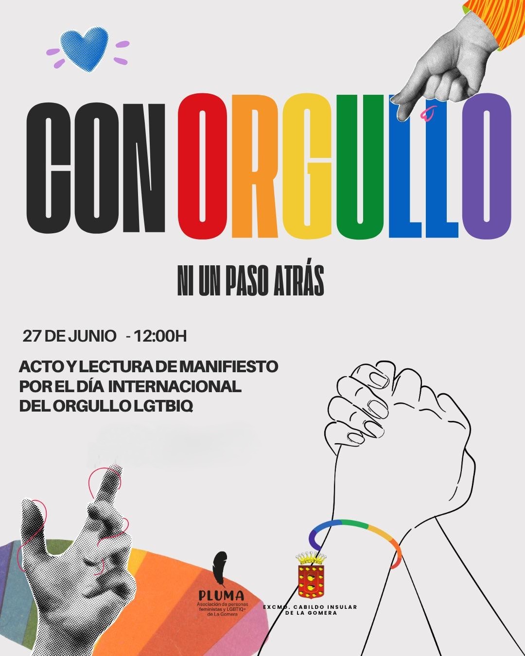 Imagen del evento Lectura del manifiesto institucional por el Día Internacional del Orgullo LGBTIQ+