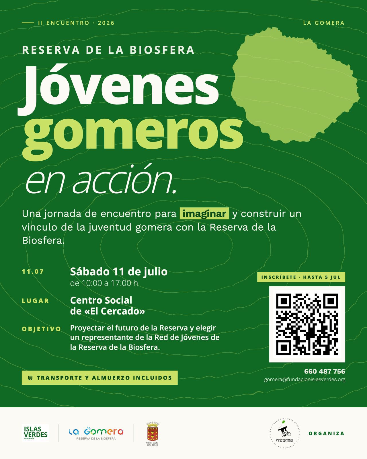 Imagen de La Reserva de la Biosfera organiza el Encuentro ‘Jóvenes gomeros en acción’ para conectar a la juventud con el futuro sostenible de la isla