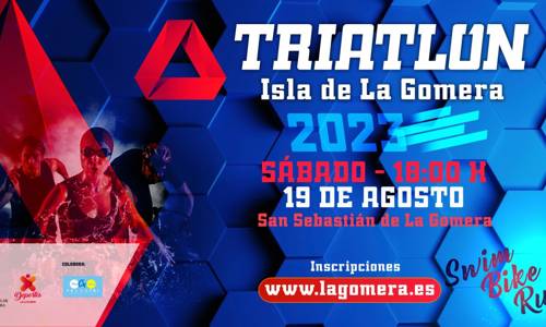 Imagen de El ‘Triatlón Isla de La Gomera 2023’ apertura el plazo de inscripciones para participantes