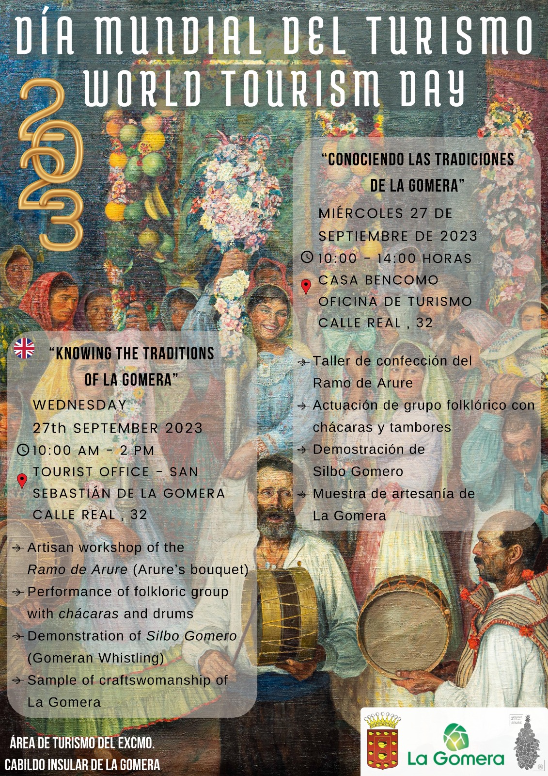 Imagen de La Gomera celebrará el Día Internacional del Turismo con una jornada dedicada al patrimonio cultural de la isla