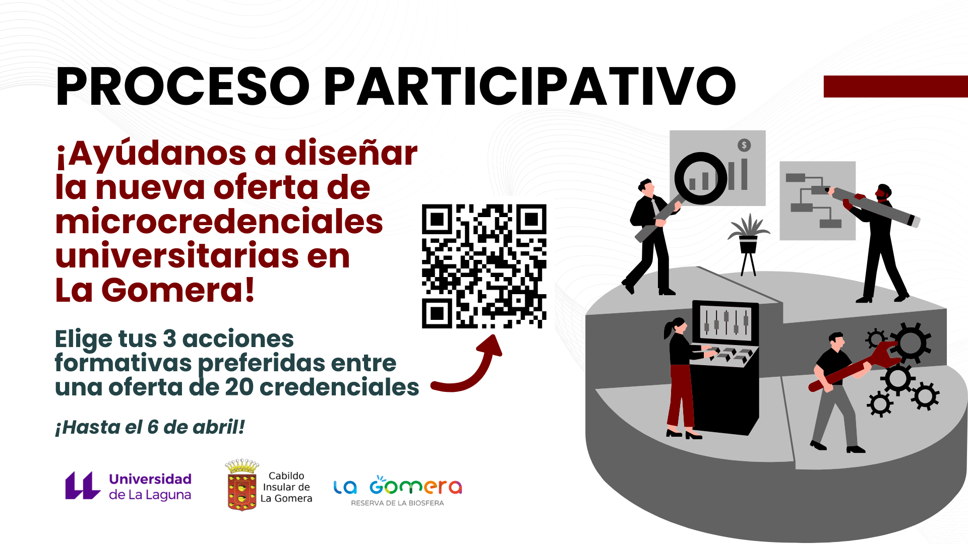 Imagen de El Cabildo abre un proceso participativo para diseñar una nueva oferta de microcredenciales universitarias