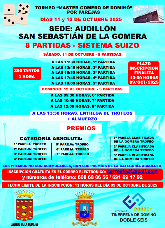 Imagen de La Gomera celebra el Torneo ‘Master Gomero de Dominó’ por Parejas