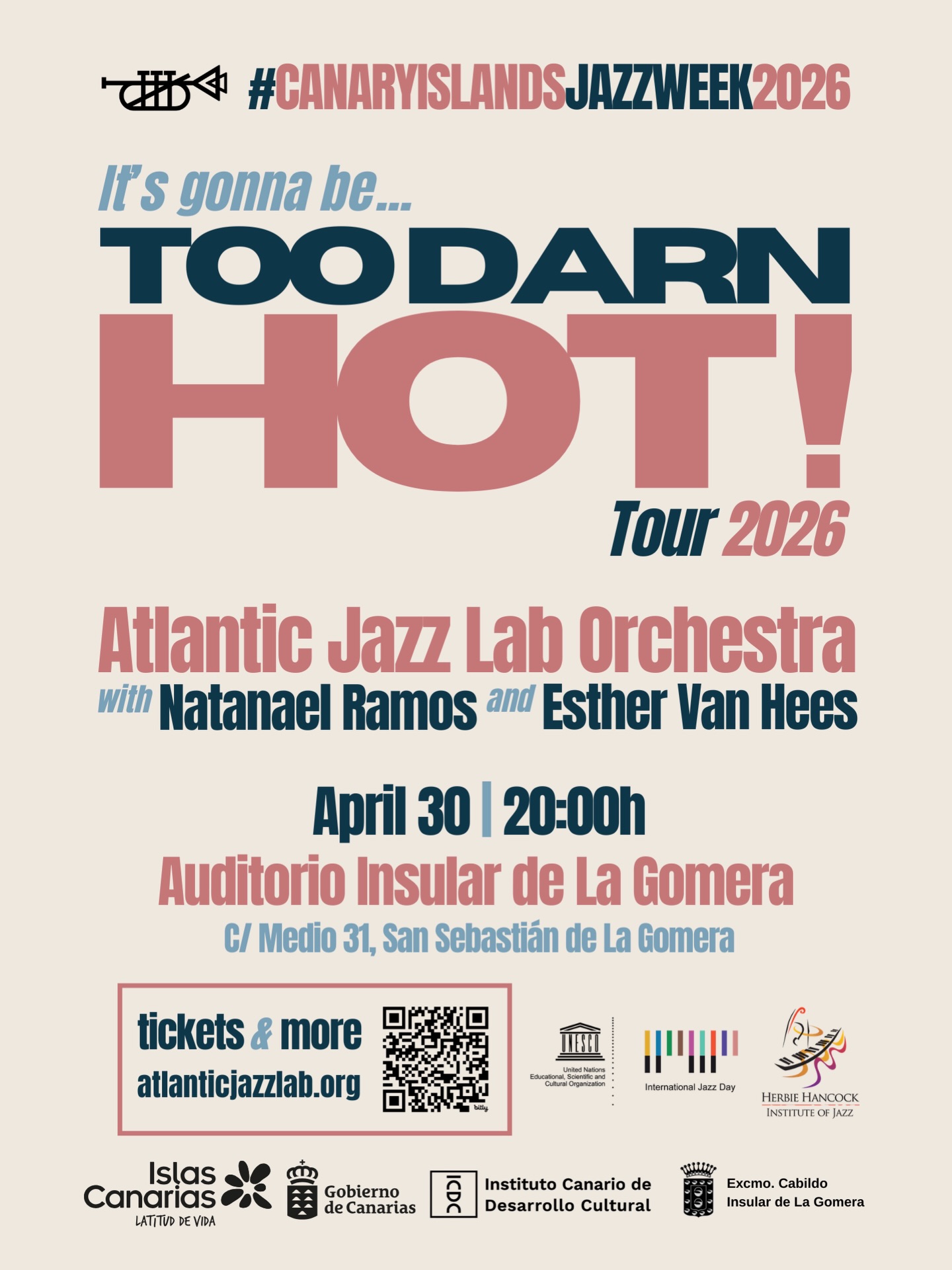 Imagen del evento Concierto ‘Too Darn Hot! Tour’, de la Atlantic Jazz Lab Orchestra