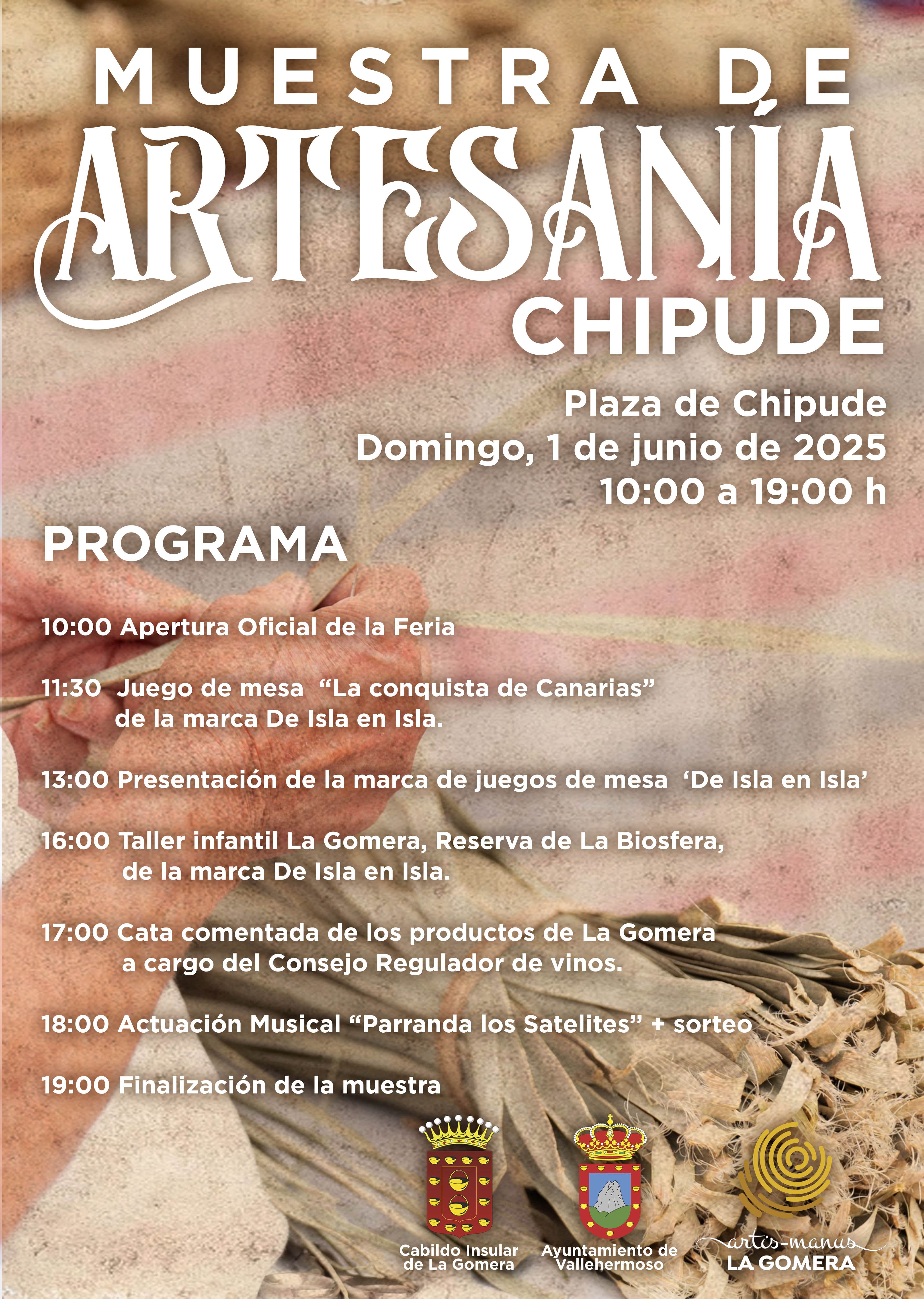 Imagen del evento Chipude celebra este domingo una nueva edición de la Muestra de Artesanía