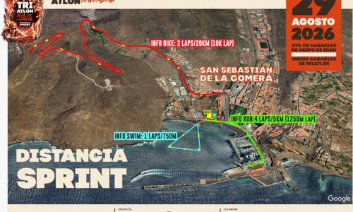 Imagen de Más de 180 atletas se darán cita este sábado en el XXXI Triatlón ‘Isla de La Gomera’