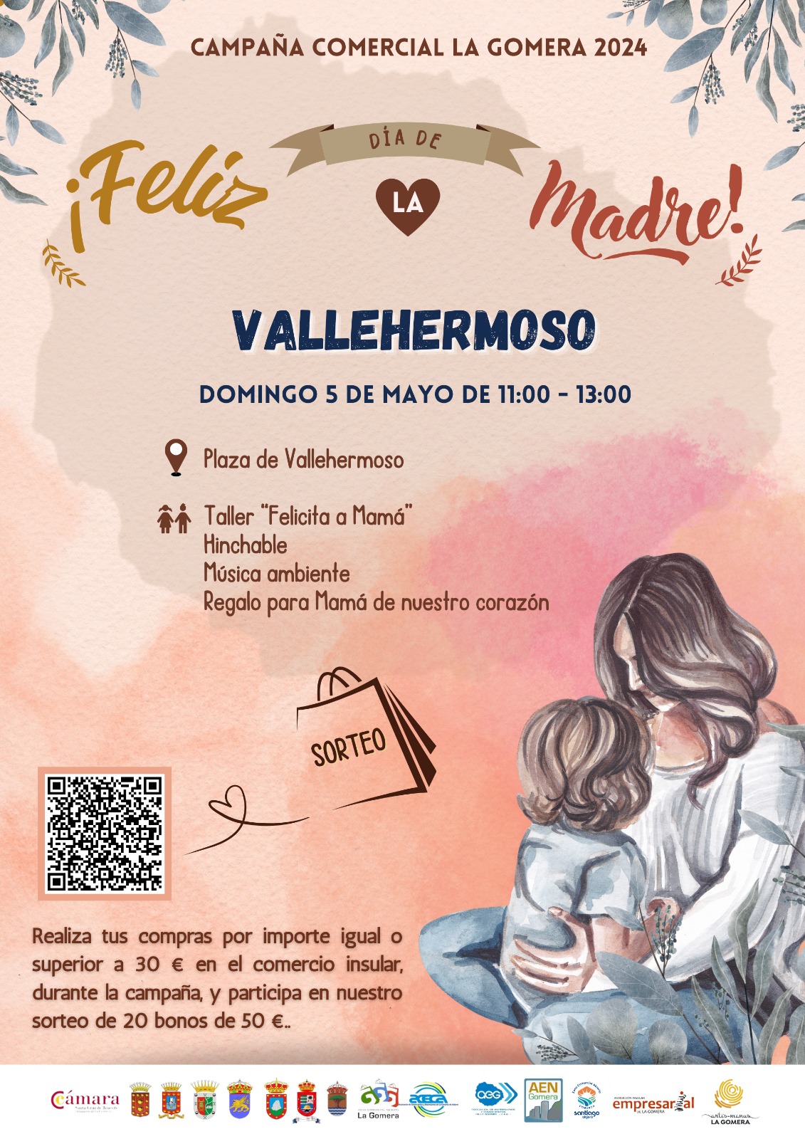 Imagen del evento Actividades de dinamización comercial por el Día de la Madre | Vallehermoso