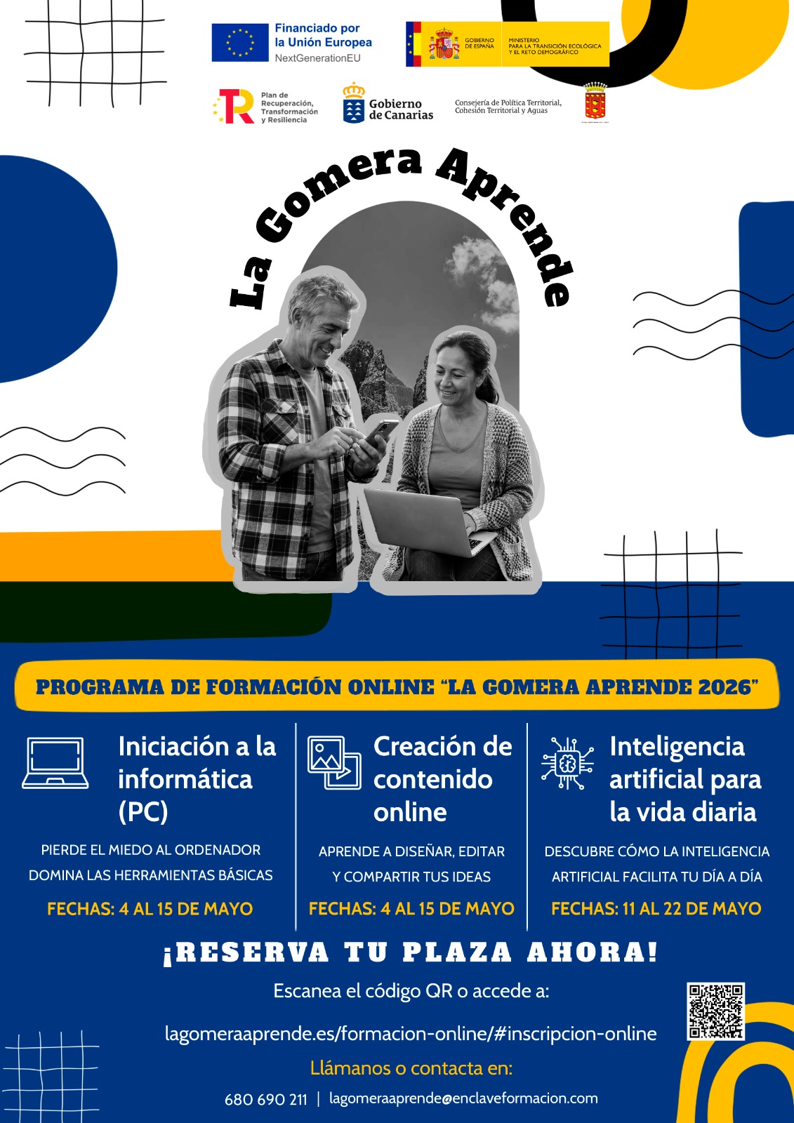Imagen de El Cabildo abre la inscripción para cursar formación gratuita y online sobre competencias digitales