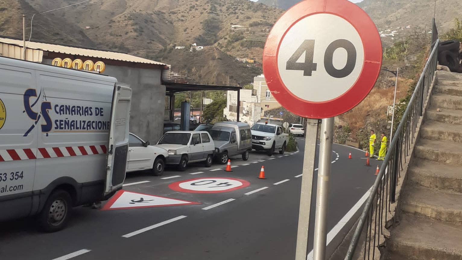 Imagen de El operativo de carreteras lleva a cabo una veintena de actuaciones en la red viaria insular en el último trimestre