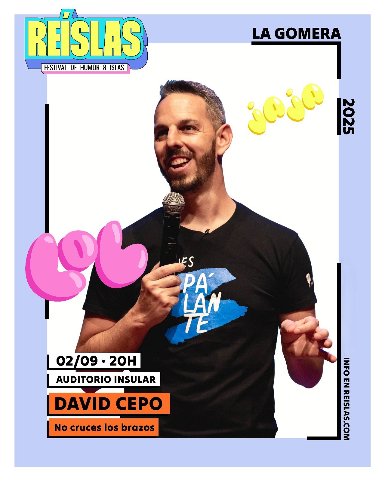 Imagen del evento Espectáculo de humor a cargo de David Cepo | LXIV edición de las Jornadas Colombinas