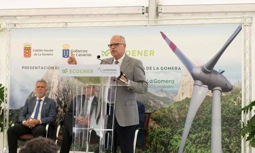 Imagen de Curbelo confía que tras el informe favorable de impacto ambiental se agilice la conexión eléctrica con Tenerife