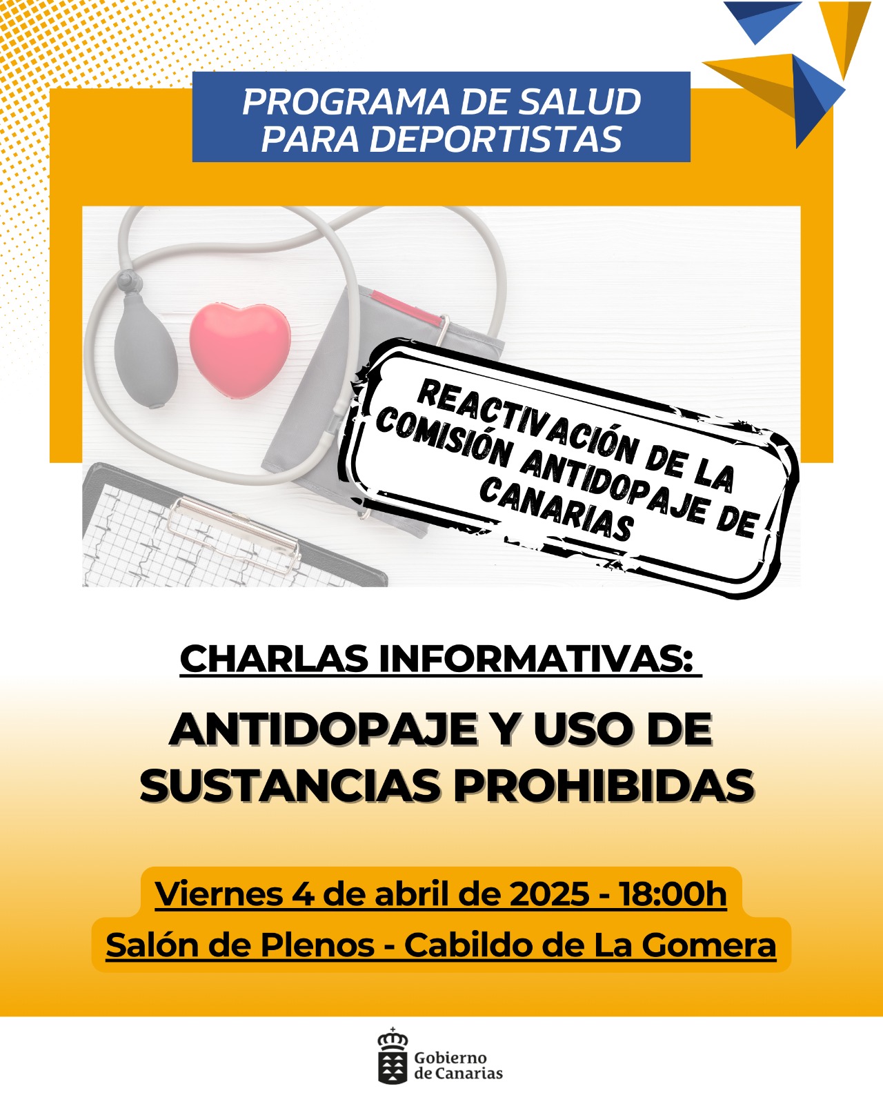 Imagen de La Gomera celebra una jornada informativa sobre control de dopaje en el deporte