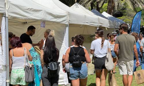 Imagen de La artesanía gomera reúne a centenares de visitantes en la muestra celebrada este sábado