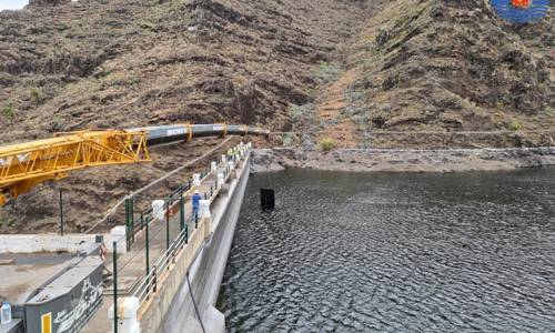 Imagen de Avanzan los trabajos de mejora en las presas de San Sebastián de La Gomera