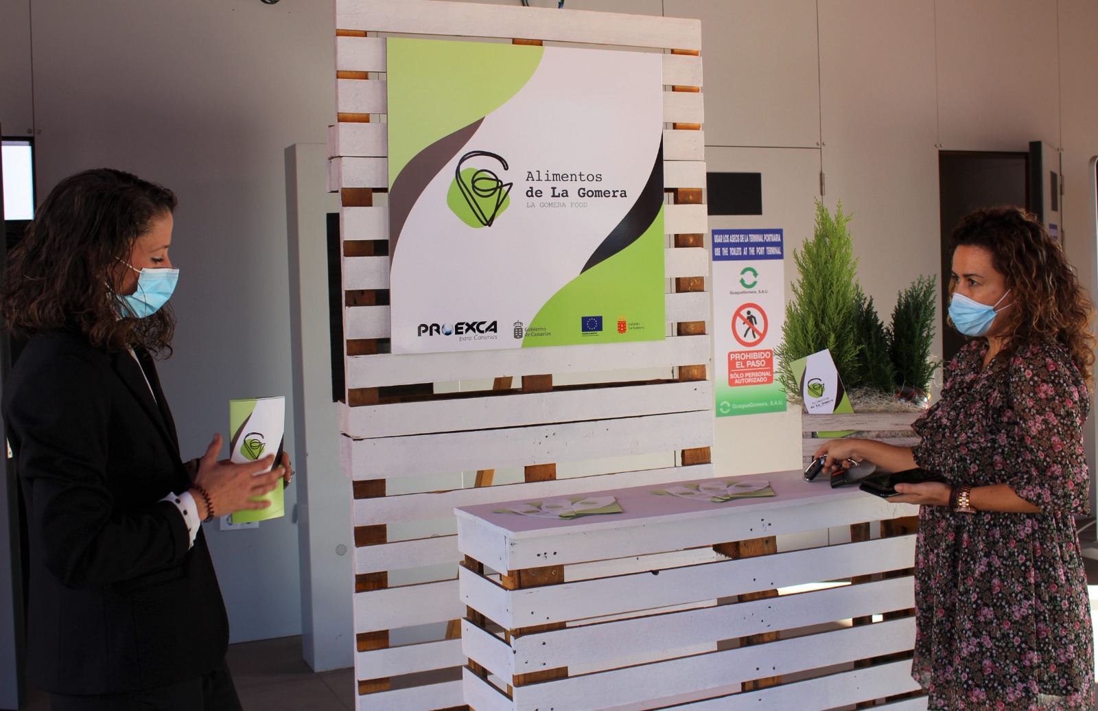 Imagen de Alimentos de La Gomera apertura un stand informativo en la parada preferente del Puerto de San Sebastián