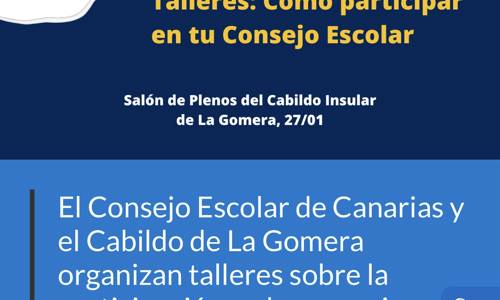 Imagen de El Consejo Escolar de Canarias y el Cabildo organizan un taller sobre participación en consejos escolares