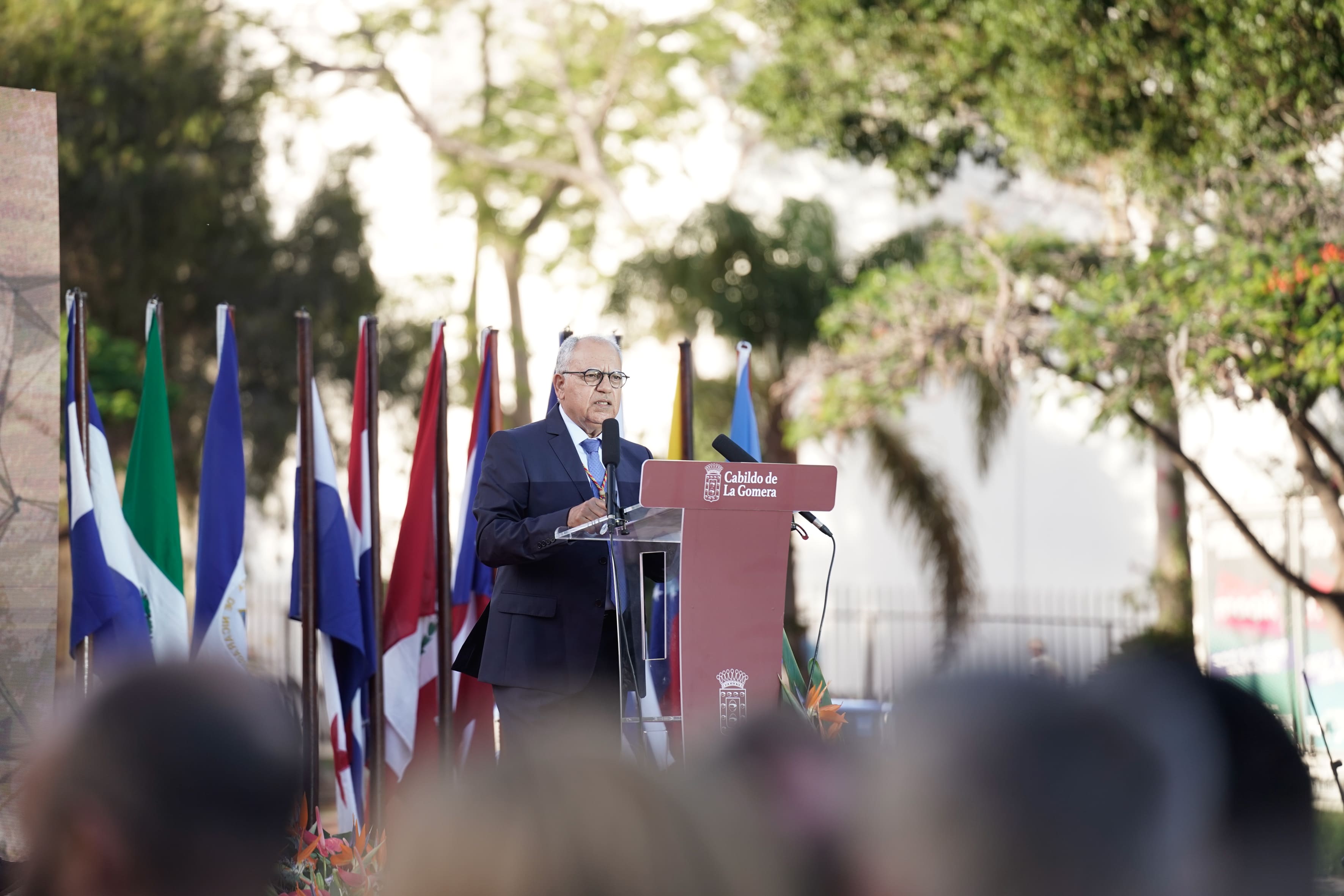Imagen de Curbelo llama a mantener la unidad canaria para hacer frente a la crisis migratoria en su intervención de las Colombinas 