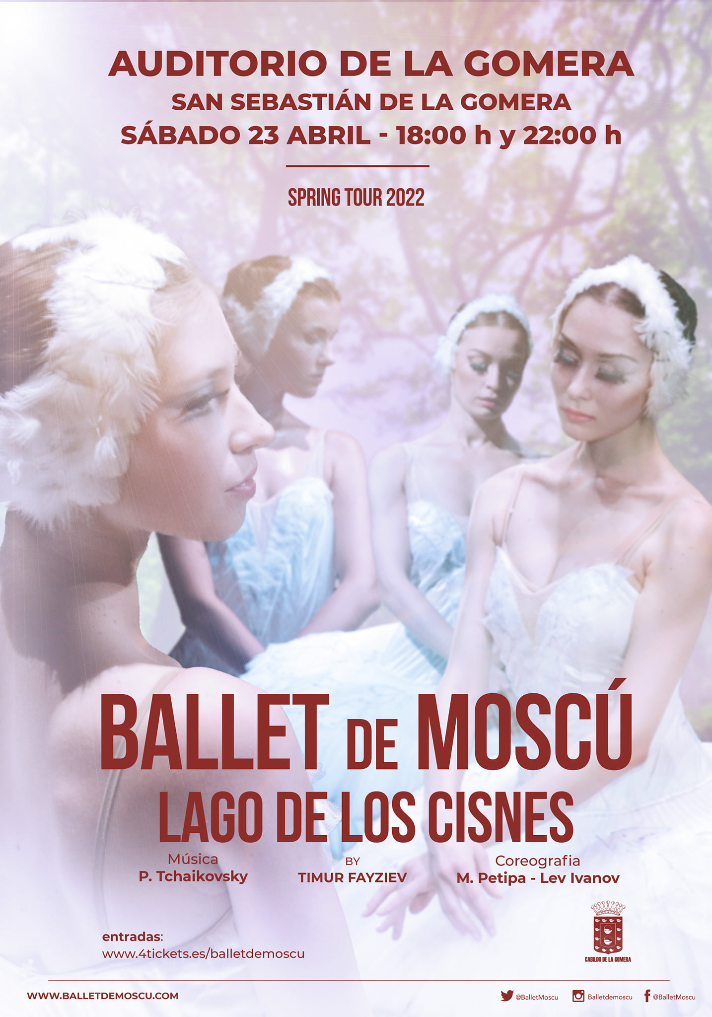 Imagen de El Ballet de Moscú recala en La Gomera el próximo mes de abril con el espectáculo ‘El Lago de los Cisnes’