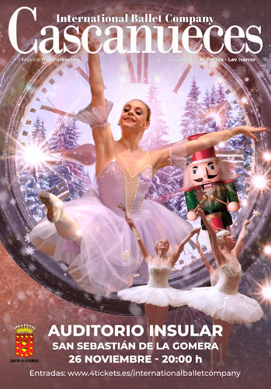 Imagen de El Auditorio de La Gomera acoge este mes el ballet ‘El Cascanueces’ de la International Ballet Company