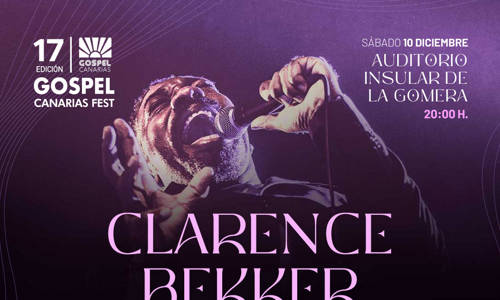 Imagen de El Festival de Góspel Canarias recala este sábado en La Gomera con la voz del cantante Clarence Bekker