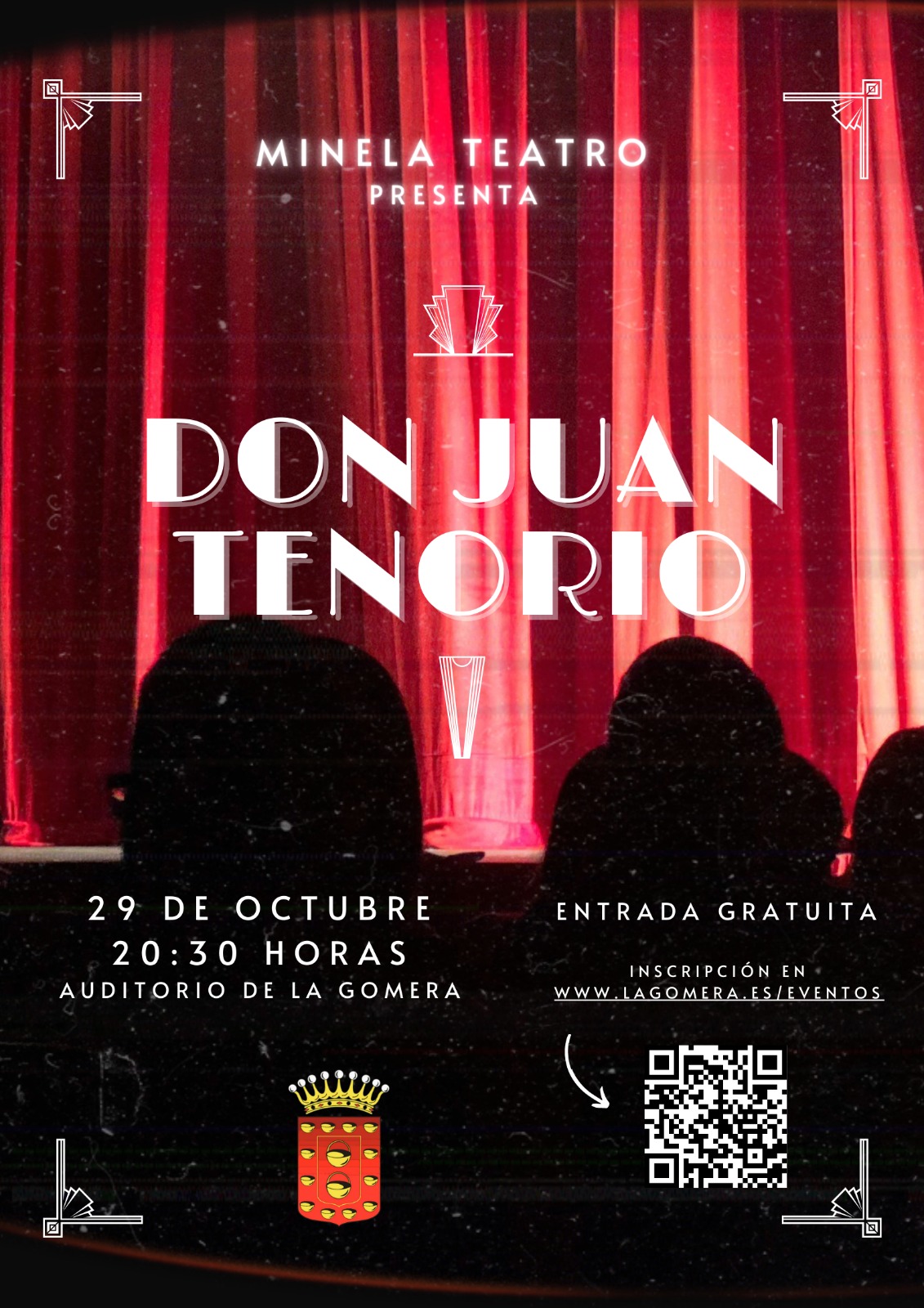 Imagen de El Auditorio de La Gomera acoge la representación teatral ‘Don Juan Tenorio’ de Minela Teatro