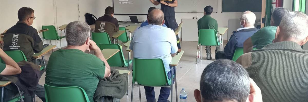 Imagen de El Cabildo intensifica la formación a personal de Medio Ambiente sobre actuaciones ante incendios urbano-forestal
