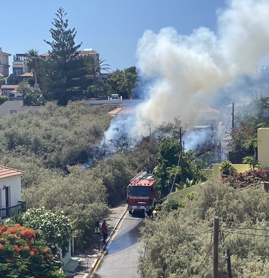 Imagen de Estabilizado el conato de incendio declarado en Valle Gran Rey