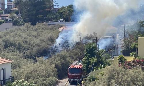 Imagen de Estabilizado el conato de incendio declarado en Valle Gran Rey