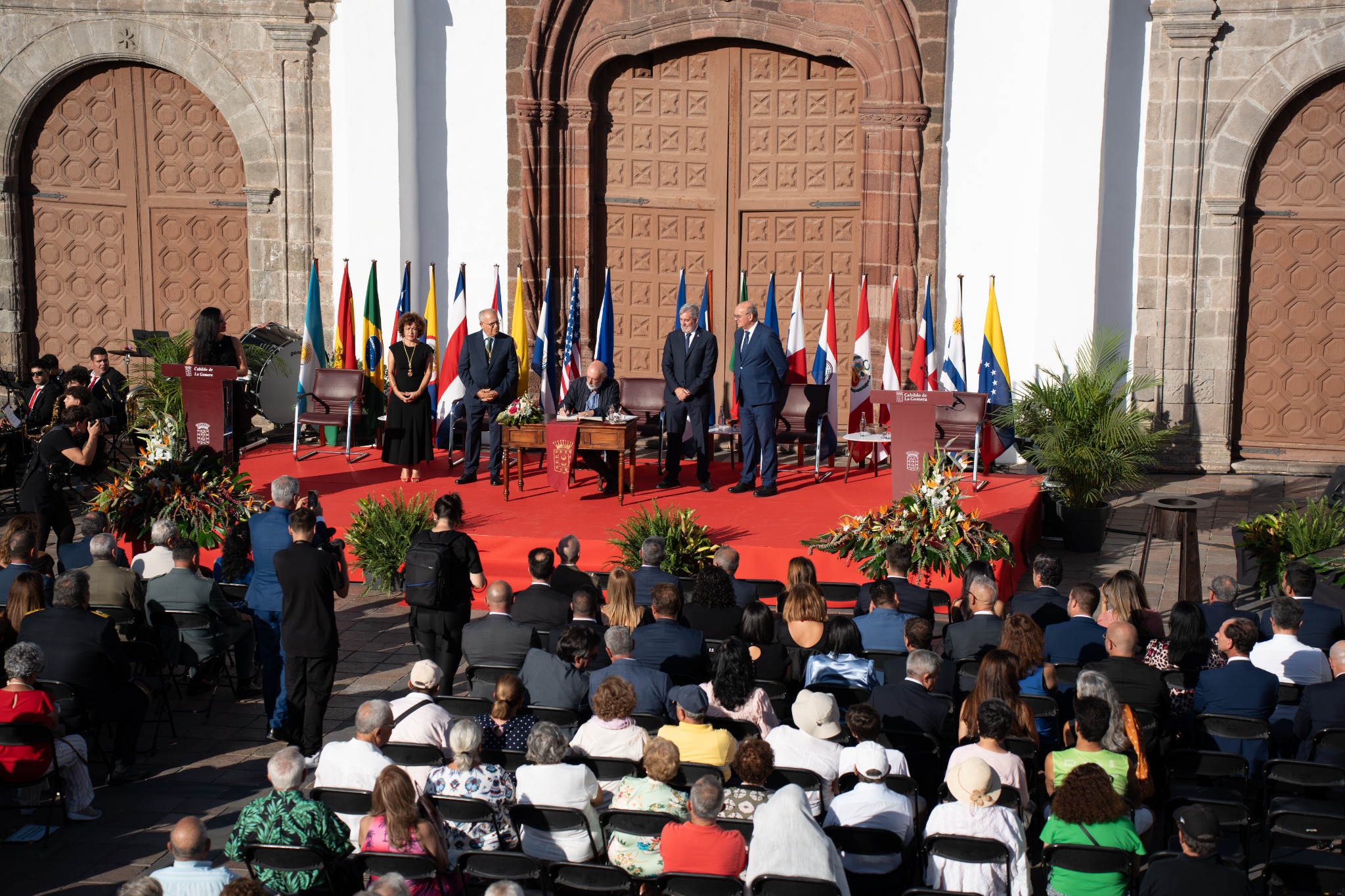 Imagen de La Gomera reivindica la memoria y la democracia en el 534 aniversario de la partida de Colón