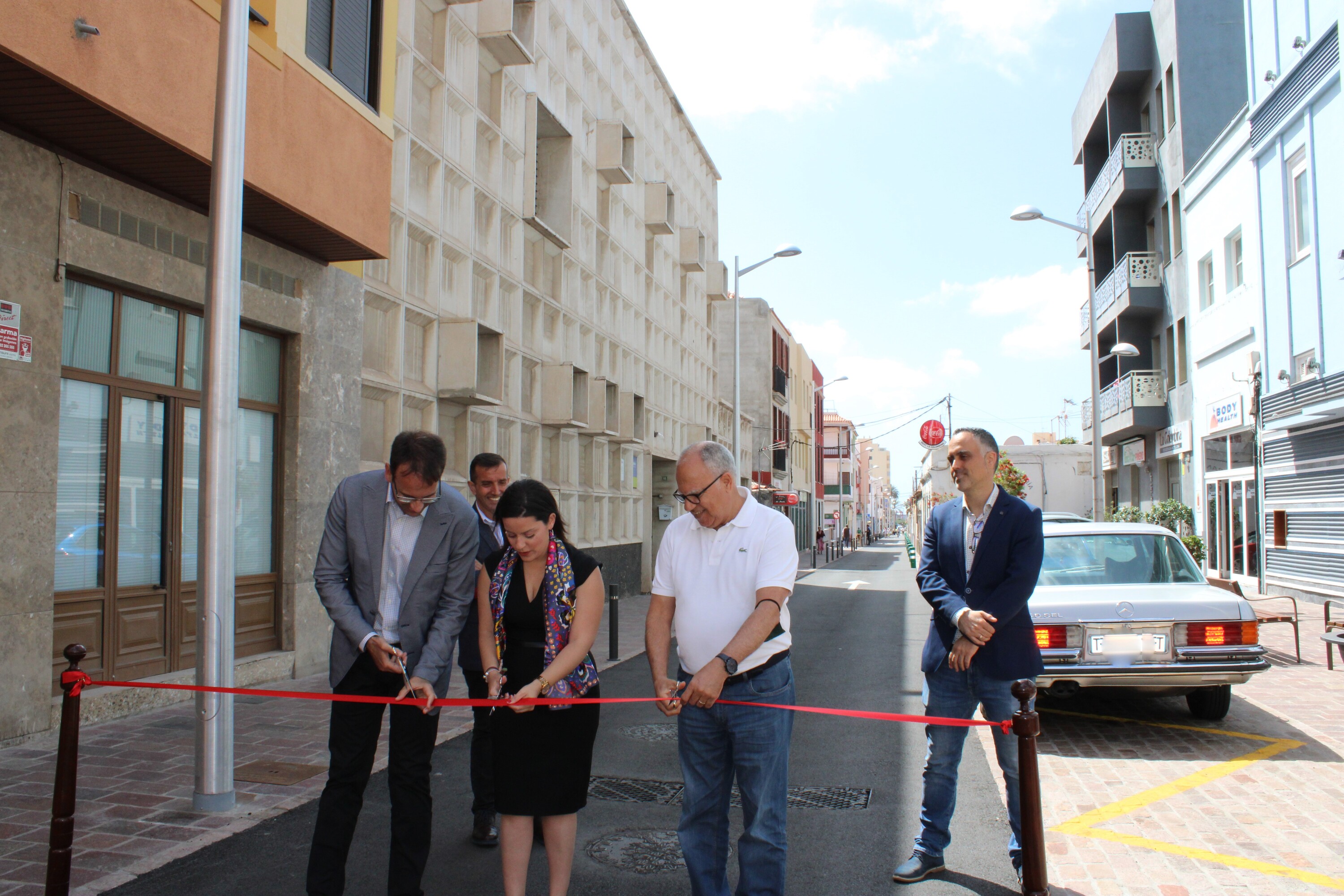 Imagen de Culminan los trabajos de remodelación de la calle Ruiz de Padrón en San Sebastián de La Gomera