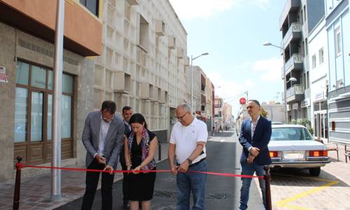 Imagen de Culminan los trabajos de remodelación de la calle Ruiz de Padrón en San Sebastián de La Gomera