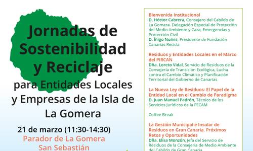 Imagen de La Gomera celebra las Jornadas de Sostenibilidad y Reciclaje para entidades locales y empresas de la isla