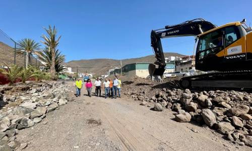 Imagen de El Cabildo inicia las obras de encauzamiento del último tramo del Barranco de La Concepción