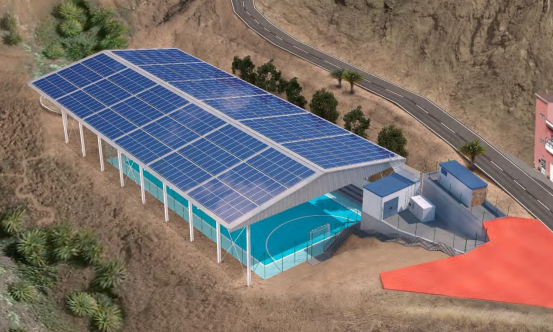 Imagen de Cabildo e ITC inician la segunda fase de los trabajos de creación de una central fotovoltaica en Alojera