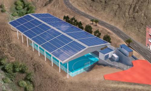 Imagen de Cabildo e ITC inician la segunda fase de los trabajos de creación de una central fotovoltaica en Alojera