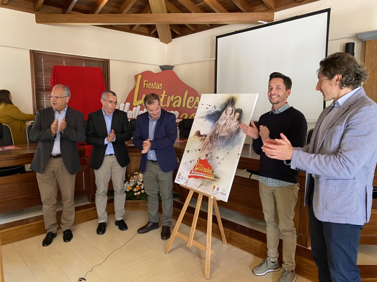 Imagen de Presentado el cartel anunciador de las Fiestas Lustrales de Vallehermoso