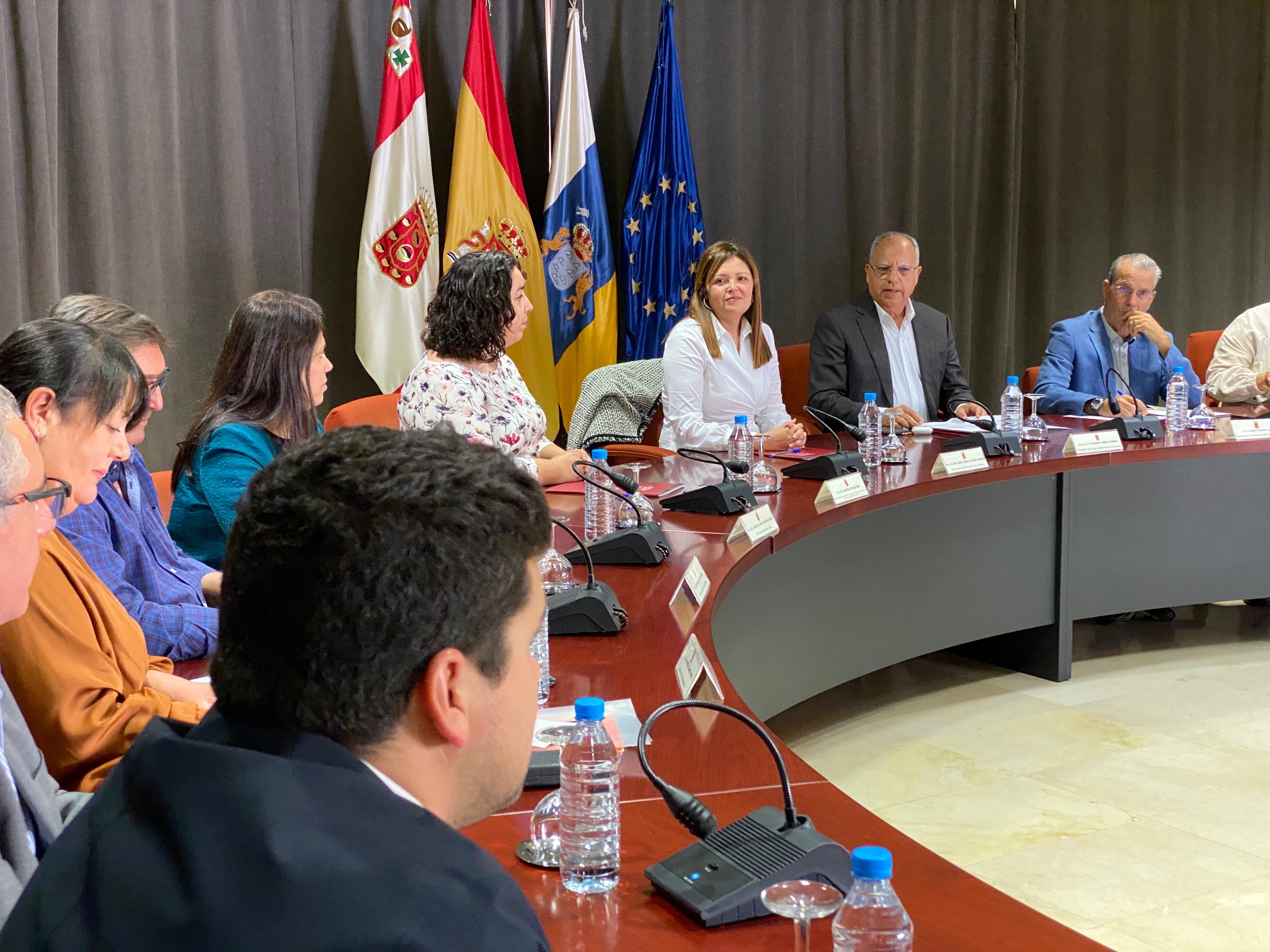 Imagen de Gobierno, Cabildo y ayuntamientos planifican la cesión  de suelo para vivienda pública en La Gomera