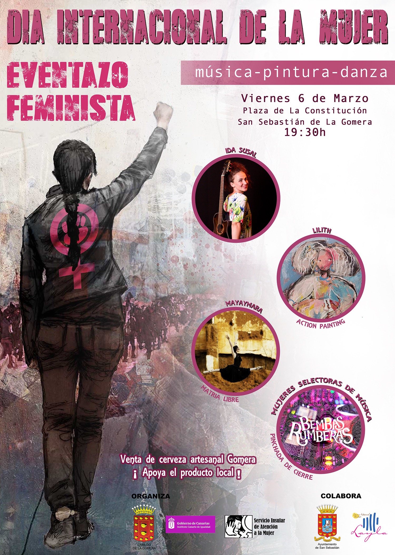 Imagen de La Gomera celebra el ‘Eventazo Feminista’ para conmemorar el Día Internacional de la Mujer  