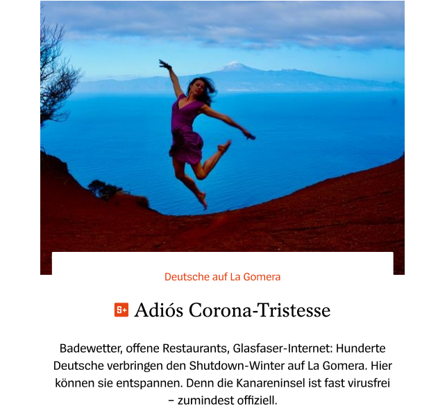 Imagen de Los principales medios alemanes posicionan a La Gomera como el mejor destino europeo para teletrabajar