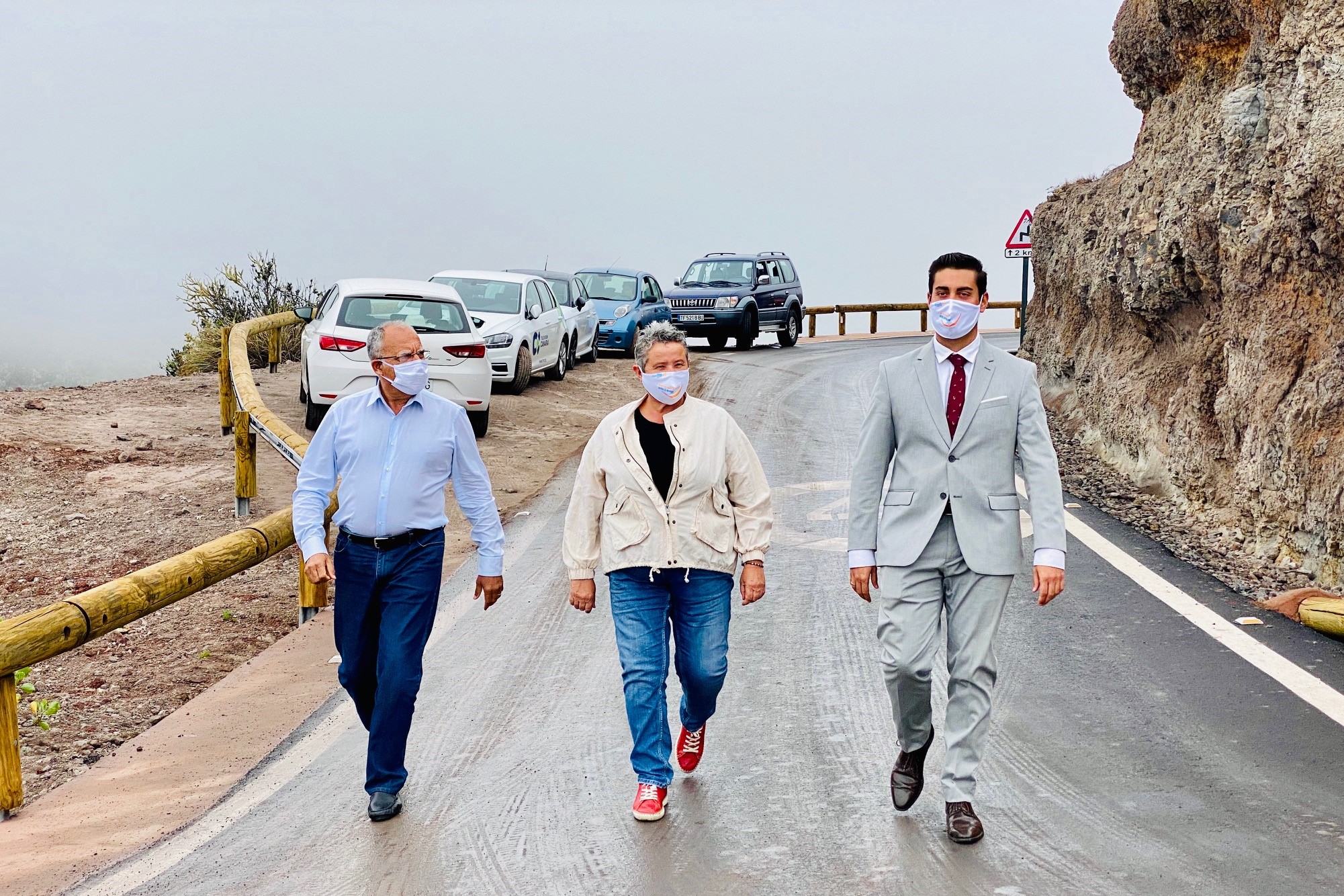 Imagen de Concluyen los trabajos de acondicionamiento de la vía de acceso a Abrante, en Agulo