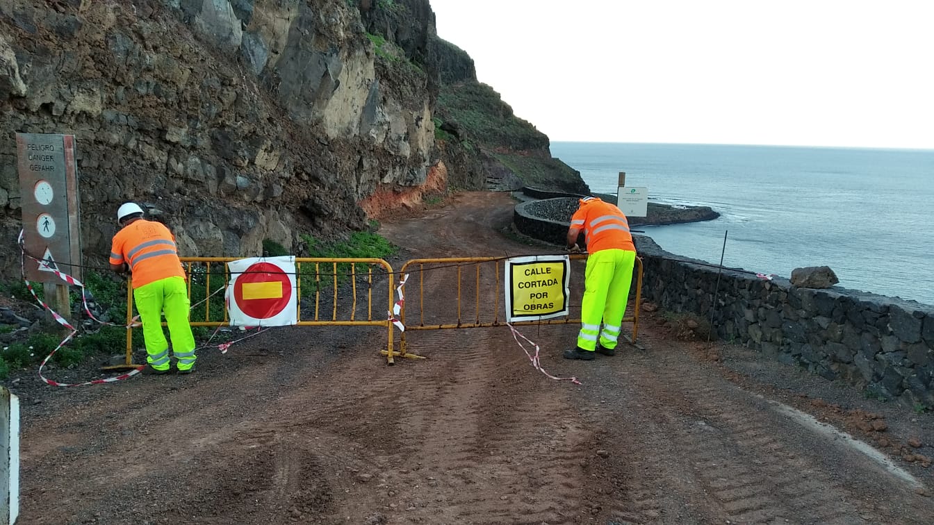Imagen de Abierto el acceso a Puntallana tras finalizar los trabajos de acondicionamiento 