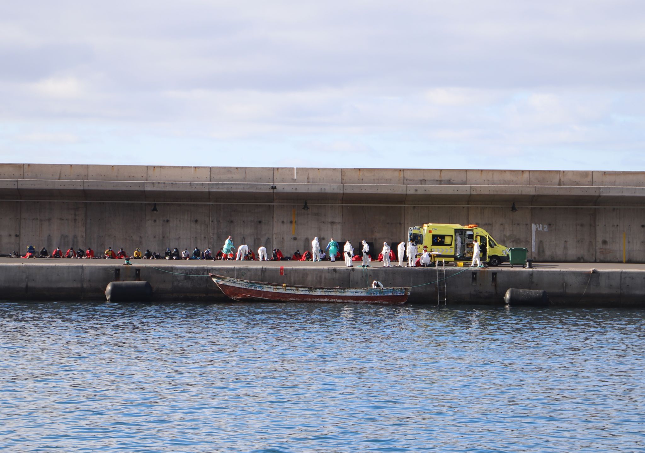Imagen de Curbelo pide al Estado el traslado de los migrantes llegados a La Gomera 