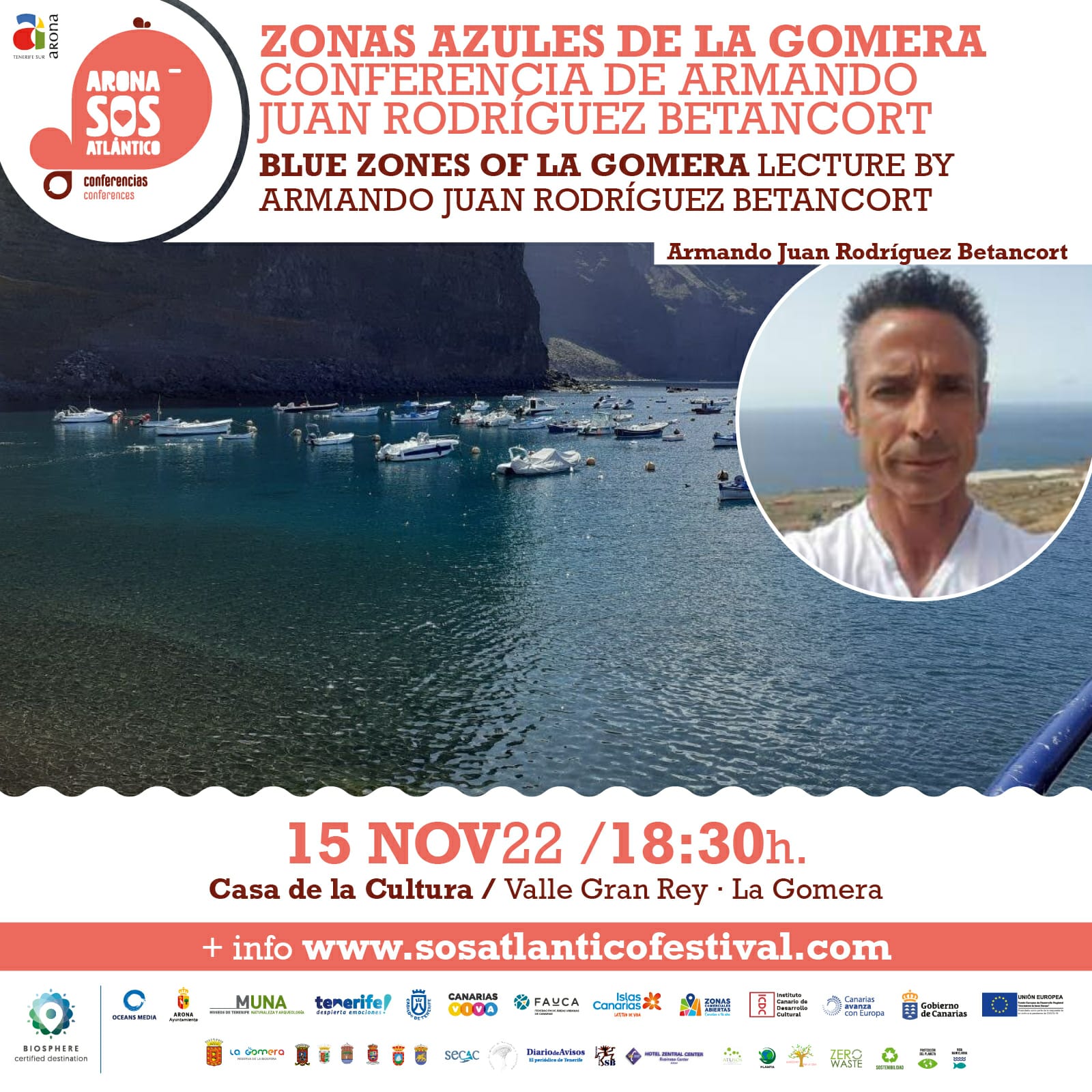 Imagen de Arona SOS Atlántico da visibilidad a las ‘Zonas Azules’ en La Gomera