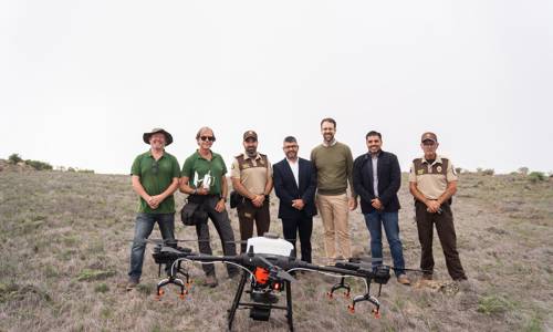Imagen de La Gomera inicia el uso de drones para realizar siembras en terrenos destinados a la caza