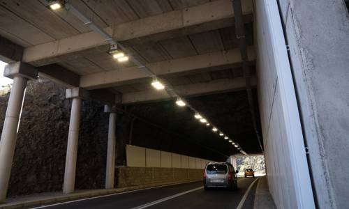 Imagen de Los trabajos en los túneles entre San Sebastián y Hermigua obligan a cortes nocturnos a partir de hoy