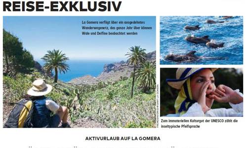 Imagen de La Gomera mantiene sus esfuerzos promocionales en el mercado alemán de cara a la temporada de invierno