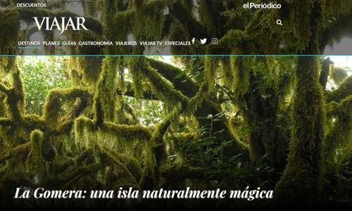 Imagen de Turismo de La Gomera intensifica su presencia en el mercado nacional a través de la revista Viajar