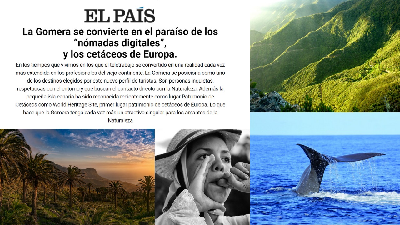 Imagen de La revista especializada ‘El Viajero’ posiciona La Gomera como destino ideal para el teletrabajo